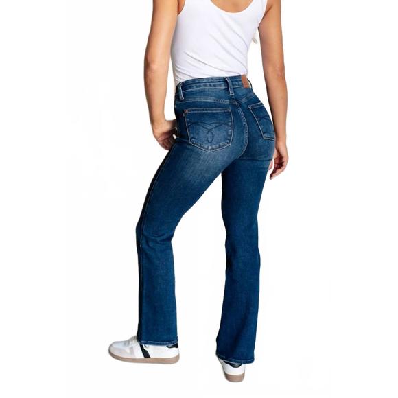 NEW JUDY BLUE high waist tummy control bootcut jeans - short in dark wash - Picture 4 of 4